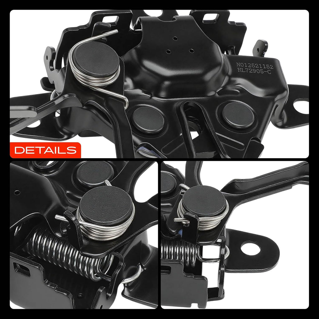 A-Premium Hood Latch Lock Compatible with Pontiac | for Vibe 2003-2008, Front Hood Lock Engine Bonnet Latch Assembly