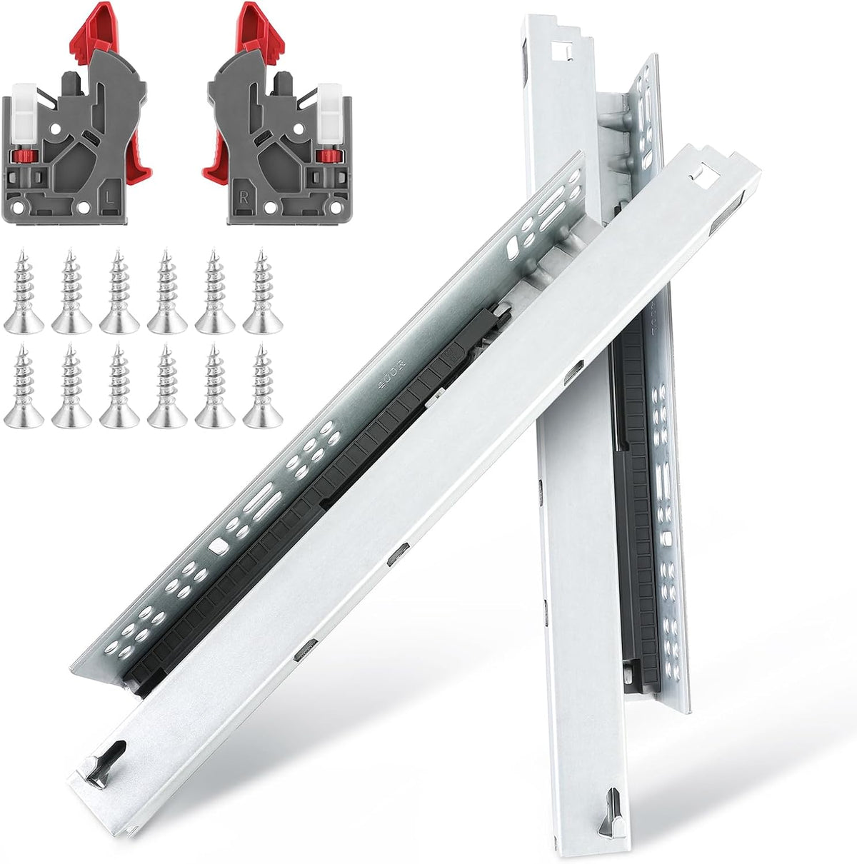 6 pair of 16 inch soft close undermount, main product view