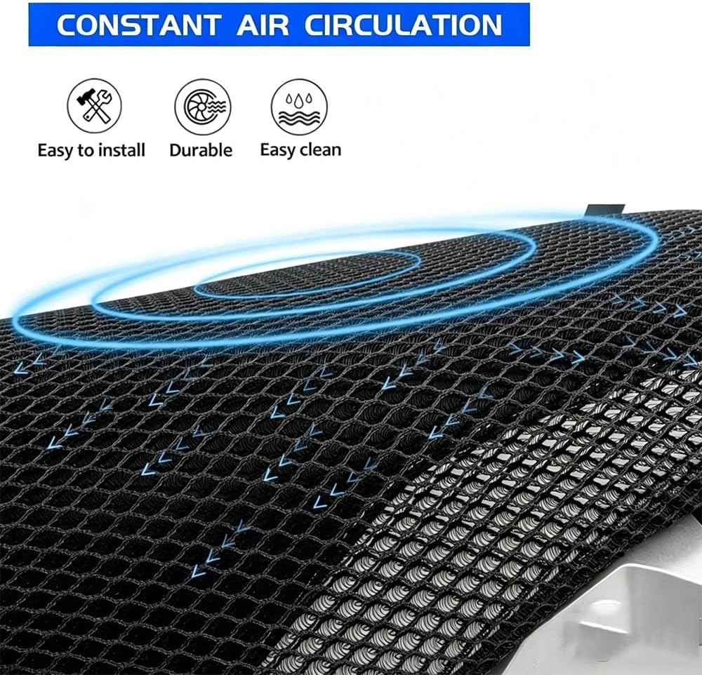 MOEXEXEX for 390 ADV 2026 2025 2024 2023 Motorcycle Seat Cover 3D Mesh Breathable Seat Cushion Cover Anti Slip Heat Reduction Protective Saddle Pad Black