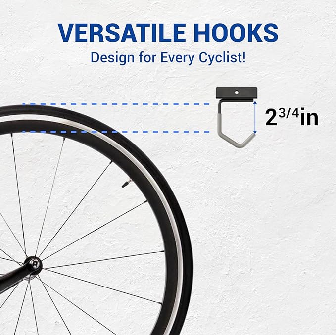 Yes4All Freestanding Bike Storage Rack, 300 Lbs 5 Levels Sturdy Steel Vertical - Image 3
