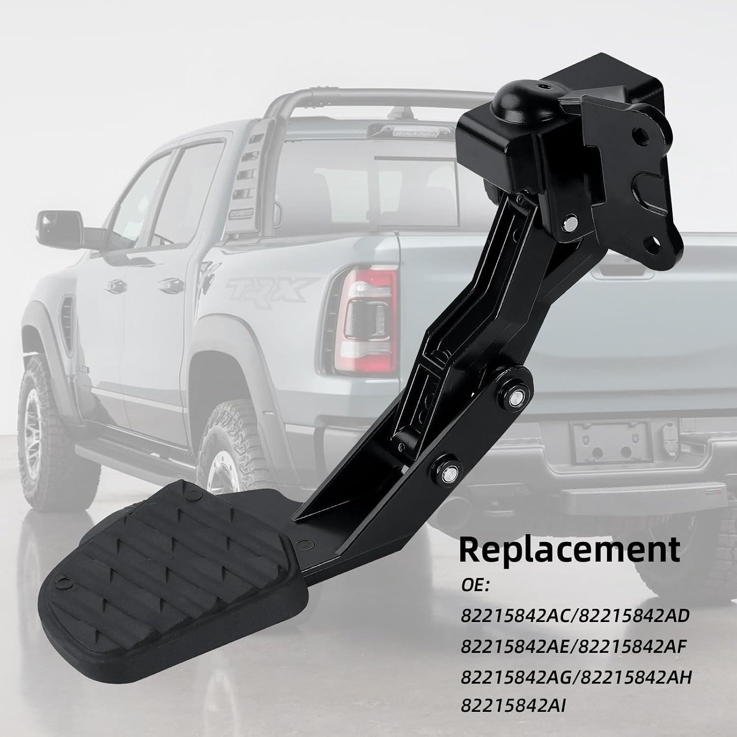 82215842AD OEM Retractable Tailgate Step Compatible with Dodge Ram 2500 3500 (2019-2024), Truck Rear Bumper Corner Bedstep Replace#82215842AH 82215842AI 82215842AC 82215842AG 82215842AE