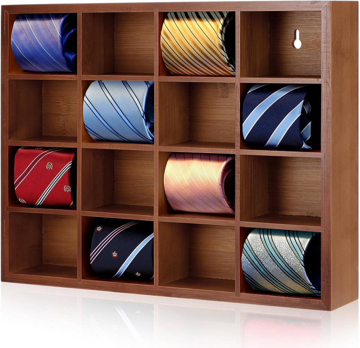 wesiti 1 pcs tie box organizer for men, main product view