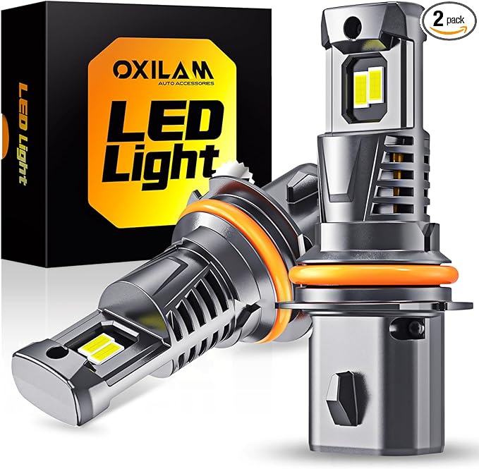 OXILAM 9007/HB5 LED Bulbs 10X Ultra-Brighter 60, 000LM Than Halogen, 3 Min by OXILAMDIRECT