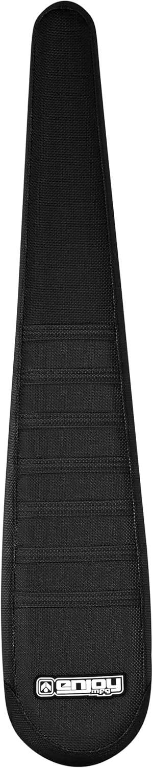 Enjoy Mfg USA-Made Seat Cover - Compatible with Super73-S2 X Indian Motorcycle EFTR Hooligan 1.2 - #459 (All Black with Black Ribs)