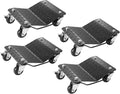 Car Moving Dolly Car Tire Wheel Trolley Dollies 2/4Pcs 1500 Lbs Weight Capacity Vehicle Skates Moving Tire with 4 Casters Trailer Mover