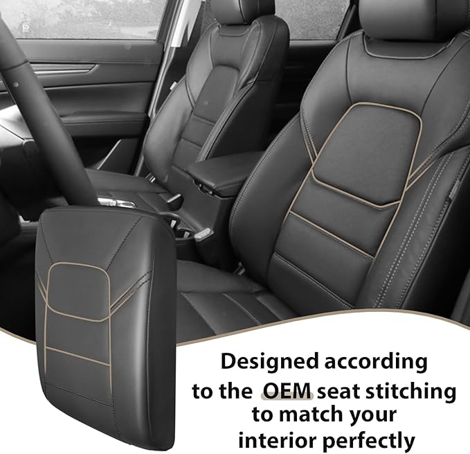 Muslogy Armrest Pad Center Console Cover Compatible - Image 3