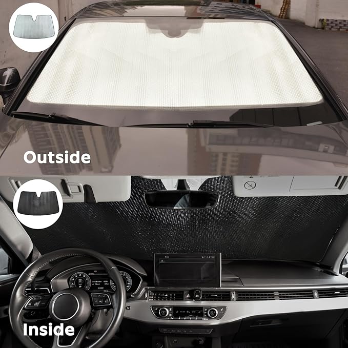 Windshield Sun Shade for Tesla Model Y 2020-2024 - Image 7