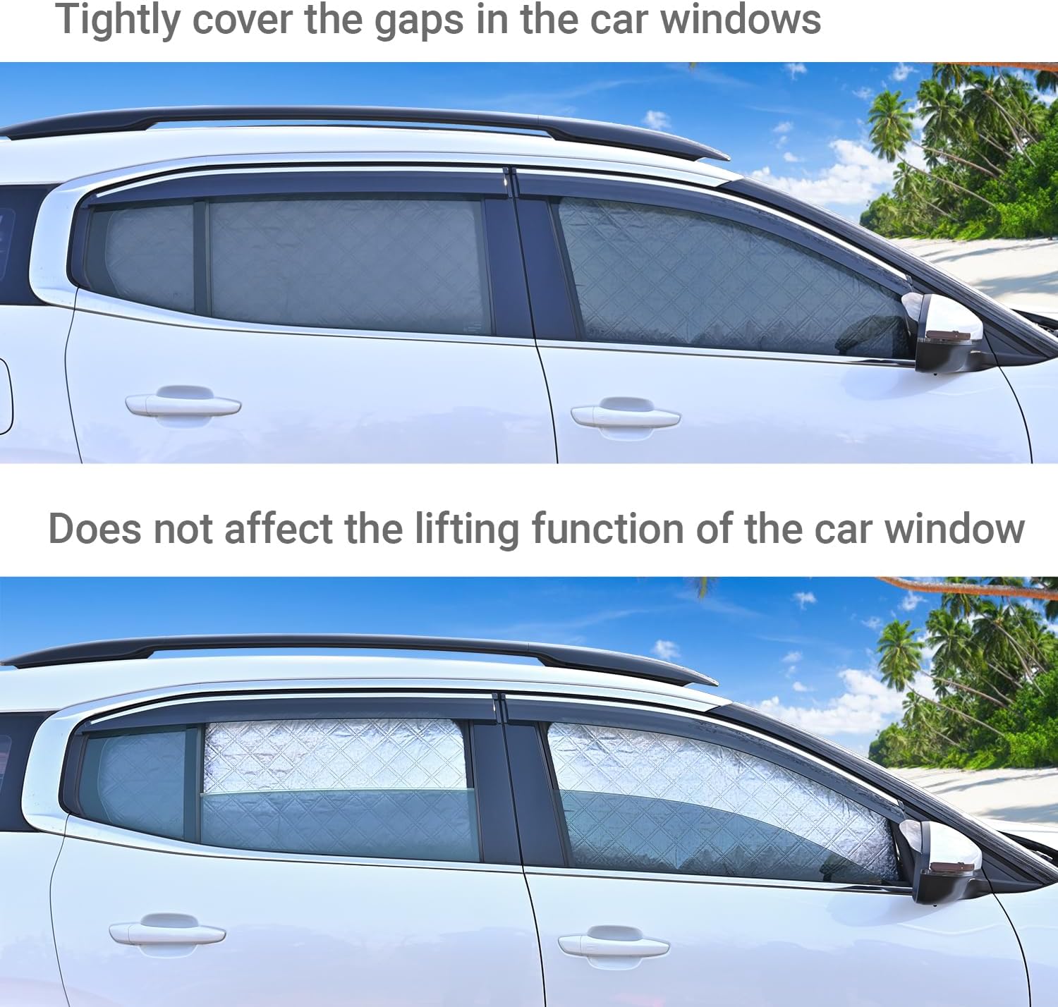 for RAV4 2013-2018 Car Window Sun Shade, Automobile Sunshade Covers for Front and Rear Windows