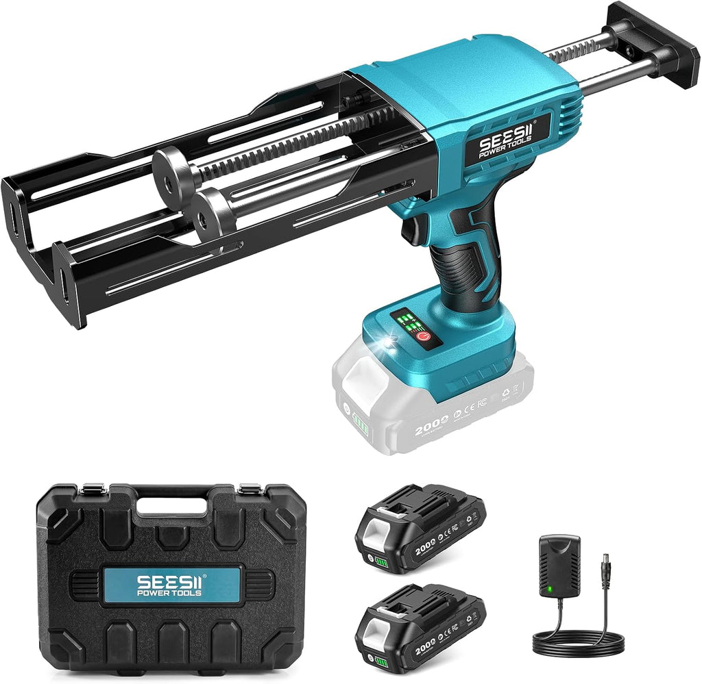 seesii electric dual cartridge epoxy gun 400ml (1:1), main product view