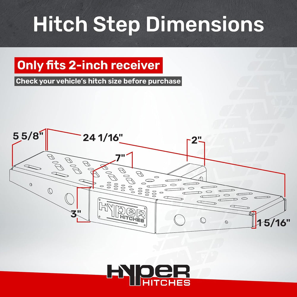 24" Hitch Step Model # HS-24 | Hitch Step | Truck Hitch Step 100% Made i...