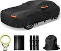 30 Layers Car Cover for Automobiles All Weather Waterproof, Outdoor Snowproof by OWEEIO