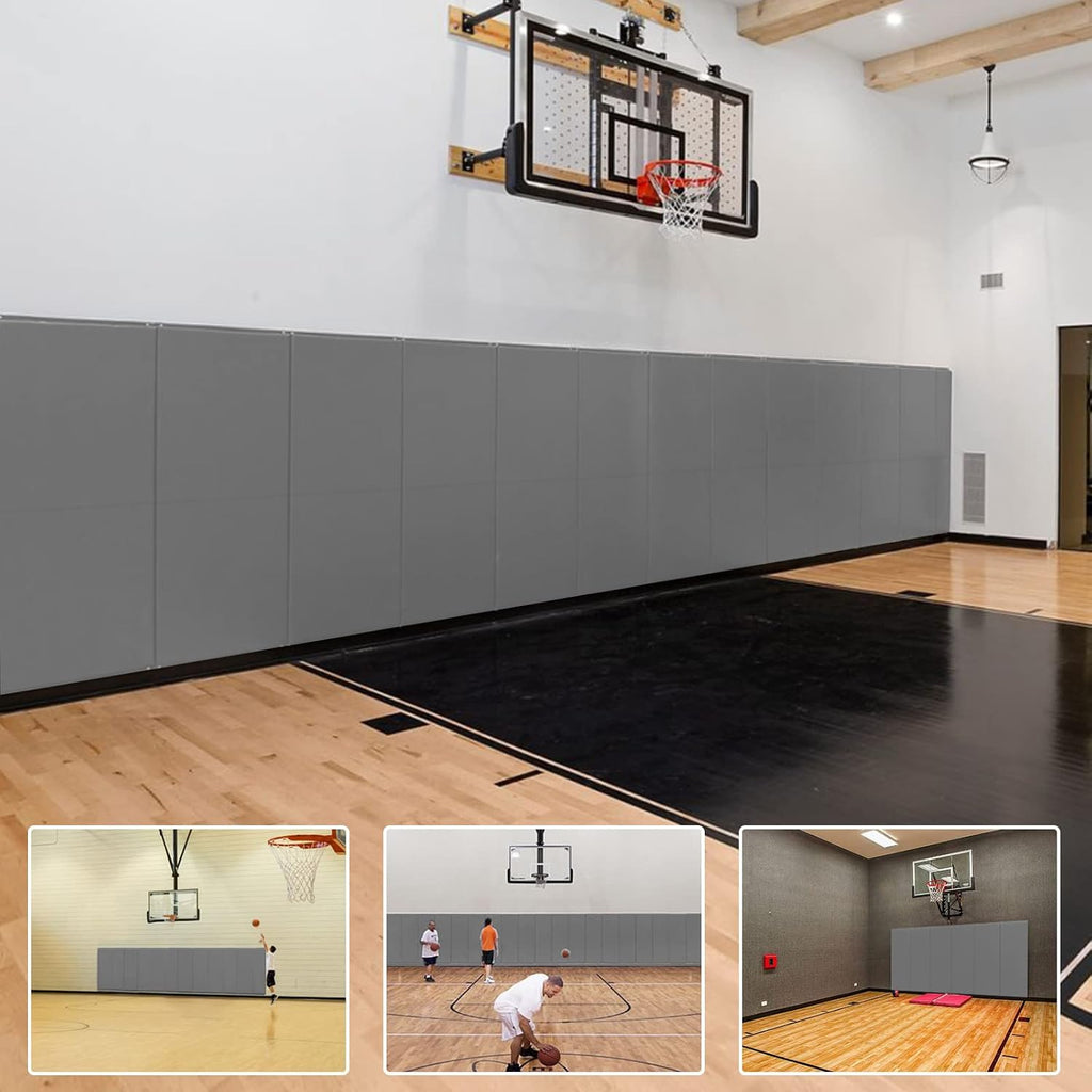 PROGOAL 2"/4" Thick Foam Protection Wall Pad，Gym Basketball-Court