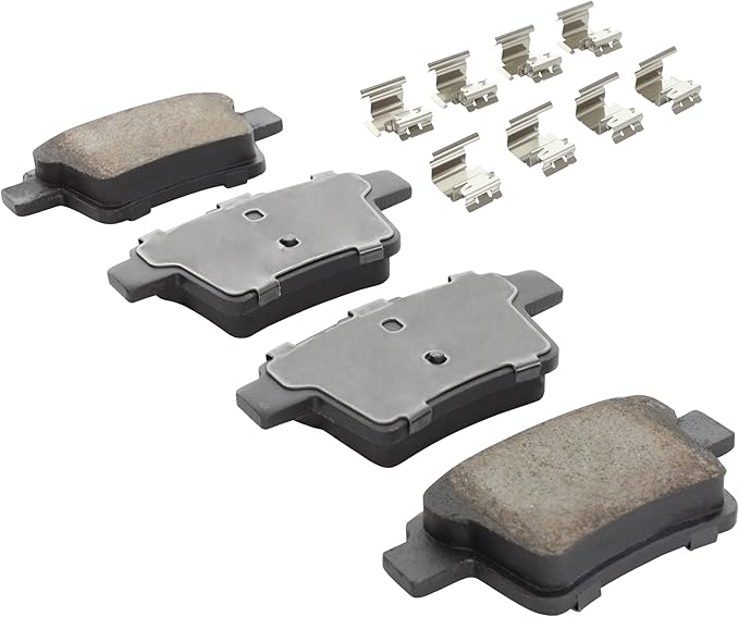 Premium Ceramic Rear Brake Pads Compatible