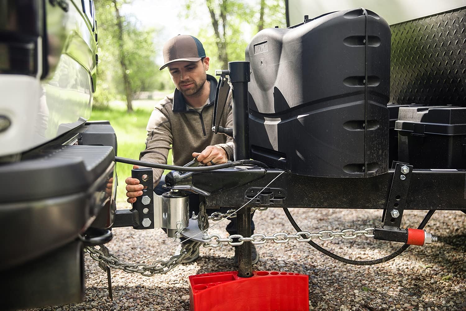 ANDERSEN HITCHES | Weight Distribution Hitch | Tow Accessories | Universal Hitch Towing Kit | 4" Drop/Rise, 2" Ball, 10k lbs GTWR, 1400 lbs tongue weight| Grease free system | 3324