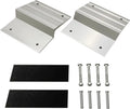 MaxxHaul Aluminum Ramp Top Kit 2 Pack Turns 2x8 Boards into Utility Loading Ramps 1400 lb Capacity with Non‑Skid Surface and Tailgate Protective Pads (80439)