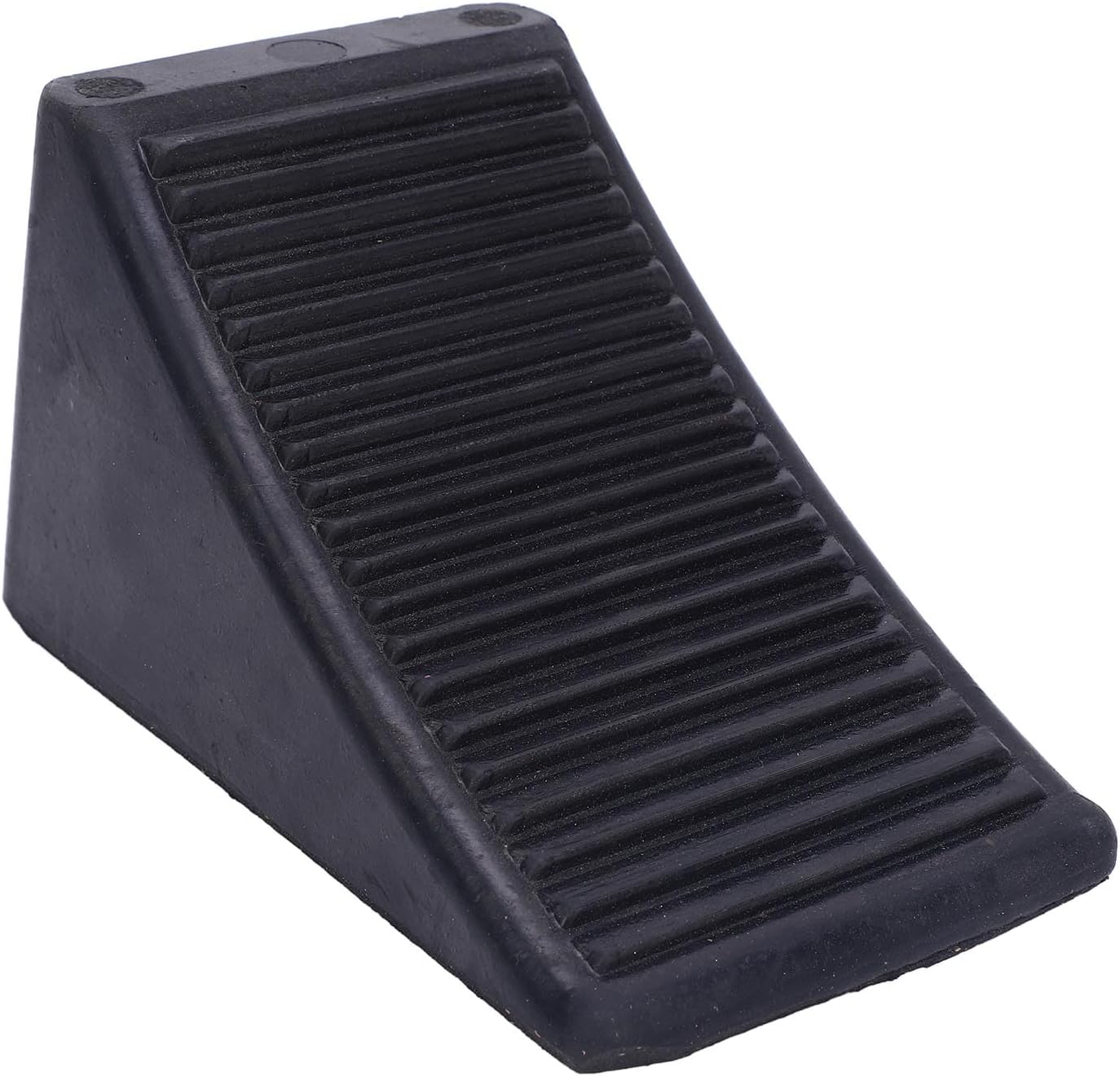 Wheel Chock, Heavy Duty Rubber Tire Stopper, 1-3 Tons Load Capacity, Wheel Wedge for Car Travel Trailer RV Truck ATV, 6.30x3.94x3.94in Stop Block
