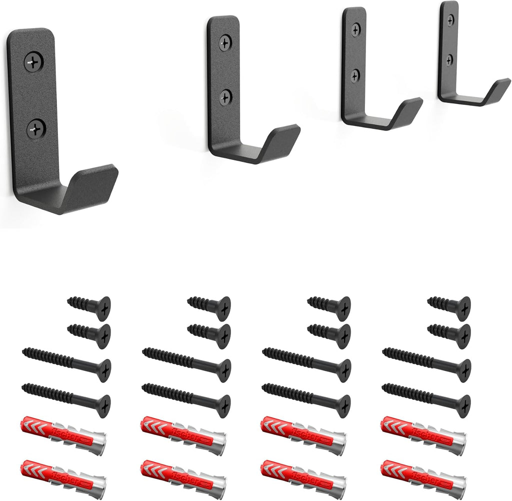 Wall Hooks Single Hook 4-Pack