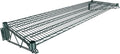 18" x 60" Green Epoxy Wire Wall Mount Shelf by Krollen+Industrial