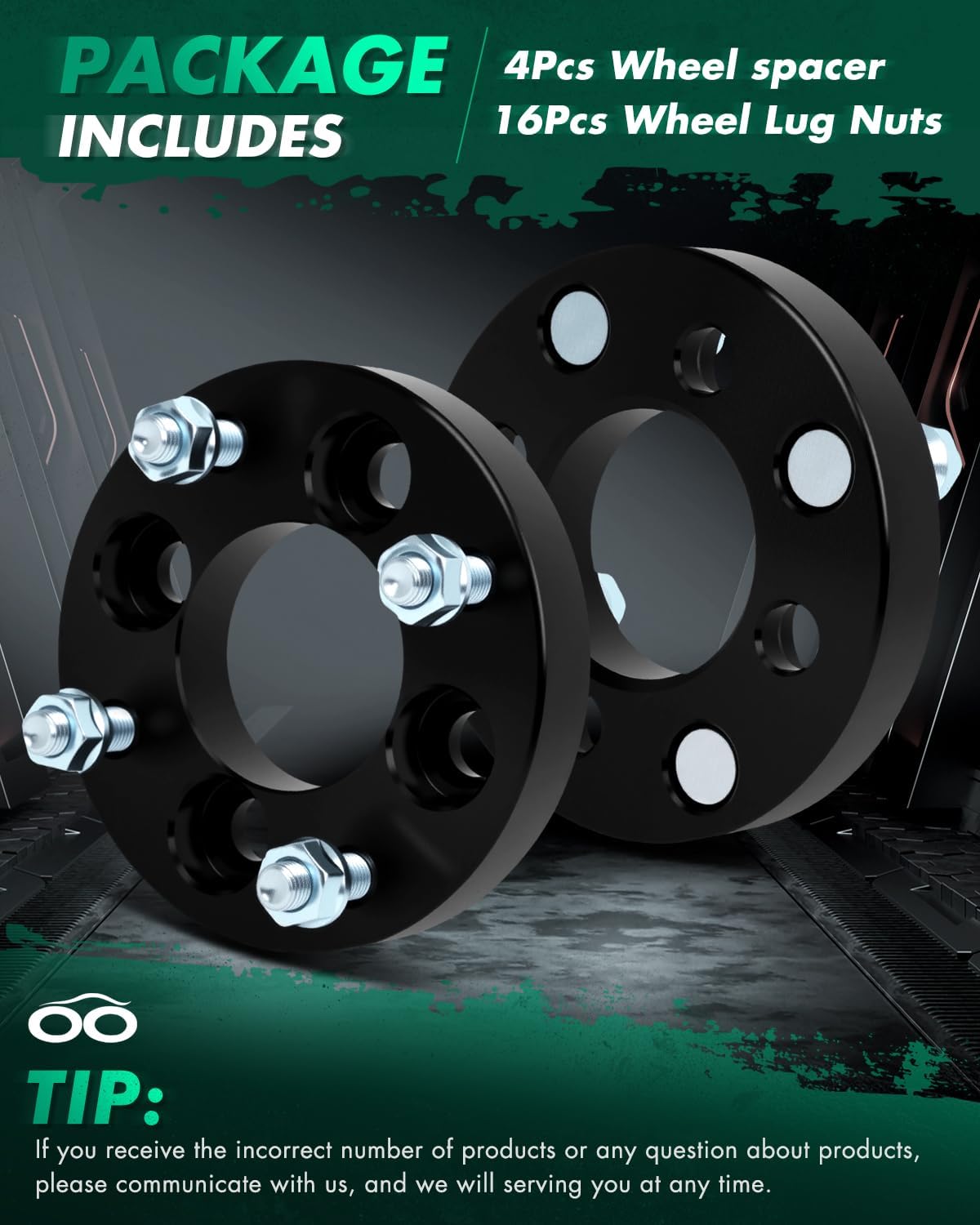 SCITOO 4Pcs 4x100 to 4x4.5 Wheel Adapters 1" Center Bore 67.1mm Studs 12x1.5 4 Lug Wheel Spacers Fit for Ford Escort for Chevrolet Spark for Chevrolet Aveo Cobalt for Honda for Accord for Honda