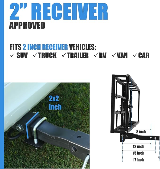 Hitch-Mount Bike Rack for Ebike Heavy-Duty - Image 7