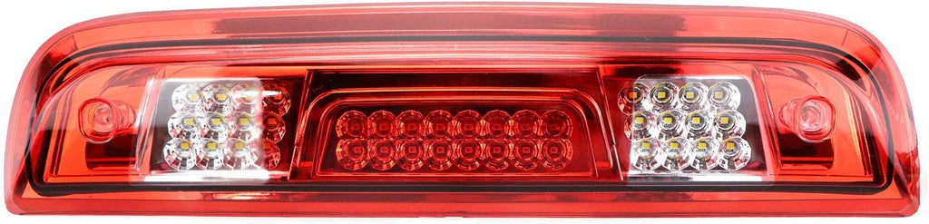 Tresound LED Third Brake Cargo Light for 2014-2018 Chevy Chevrolet Silverado & GMC Sierra 1500 2500HD 3500HD Rear High Mount Stop Lamp Red Lens Chrome Housing