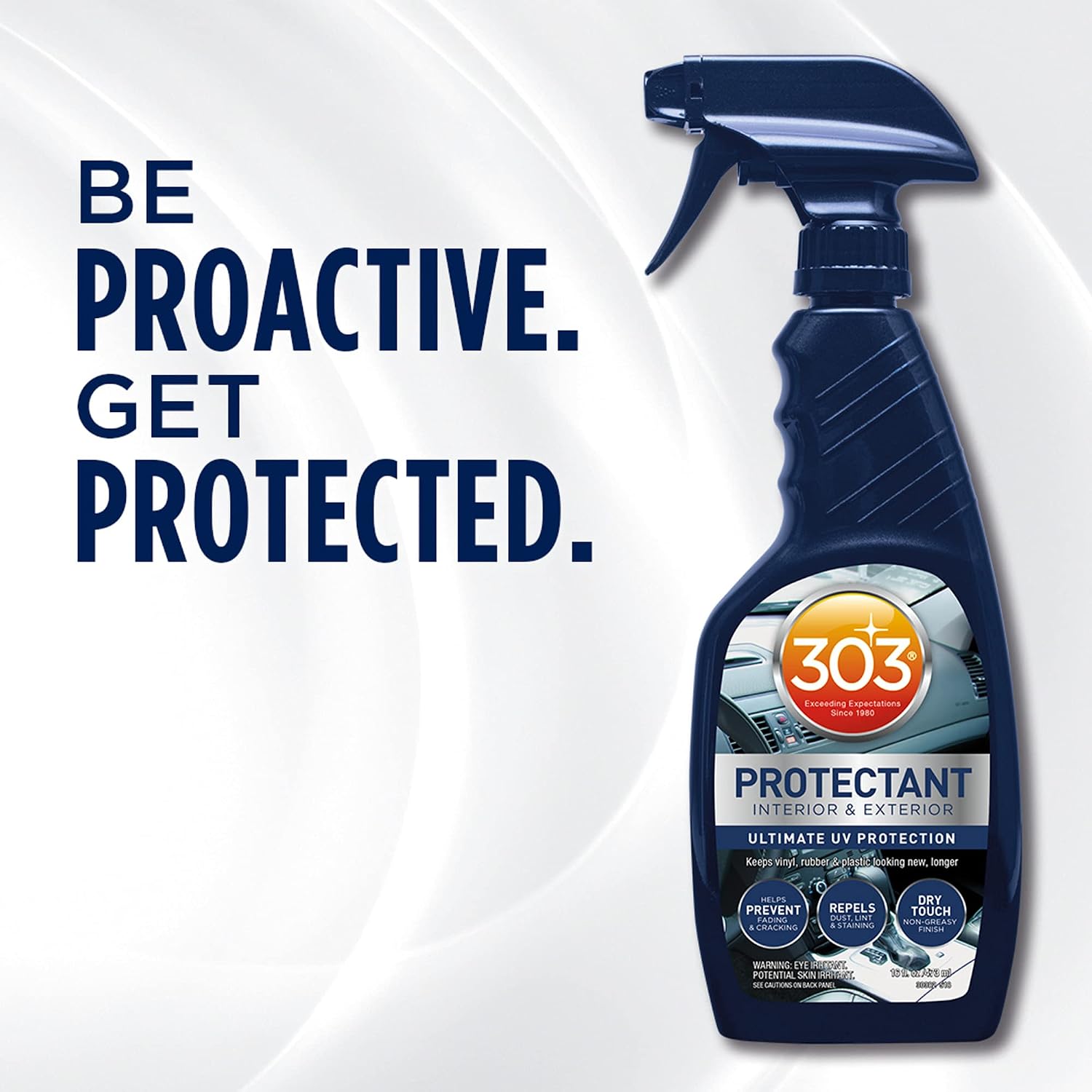 303 Automotive Protectant for Vinyl, Plastic & Rubber, 16 oz | Protects interior and exterior automotive surfaces from UV damage while restoring appearance.