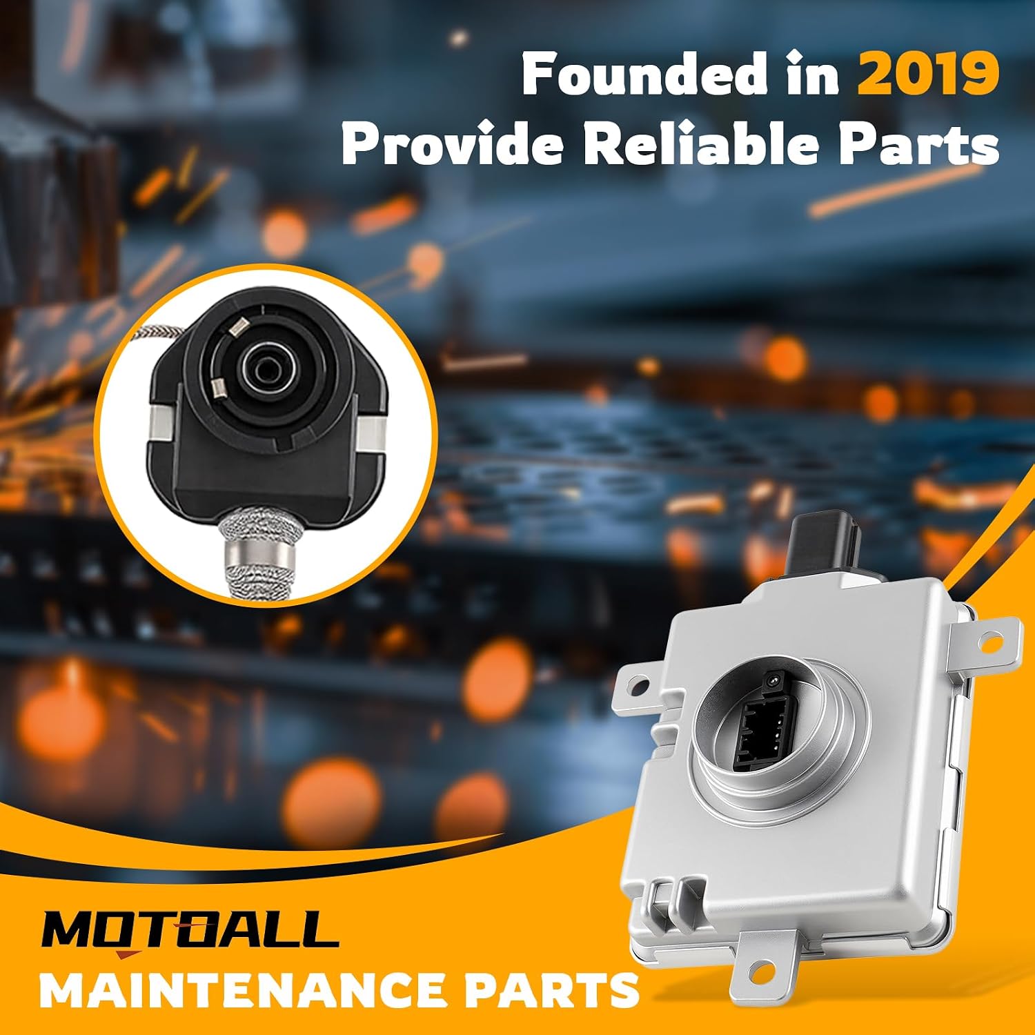 MOTOALL W3T15671 Xenon HID Ballast Control Unit Assembly Module for Acura Mazda Mitsubishi W3T19371 W3T13072