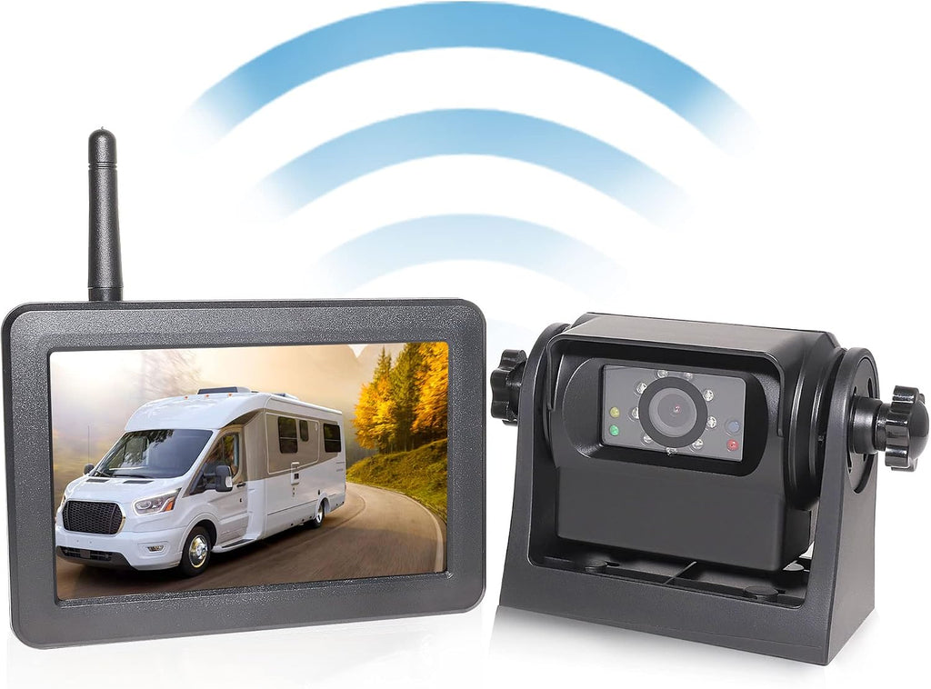 EWAY Wireless WiFi Magnetic Hitch Backup Camera 1080P HD Rechargeable Battery