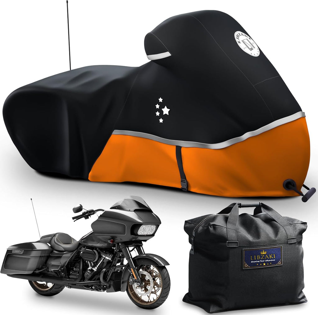 Motorcycle Cover Storage for Touring Models Harley Davidson Road King, Road