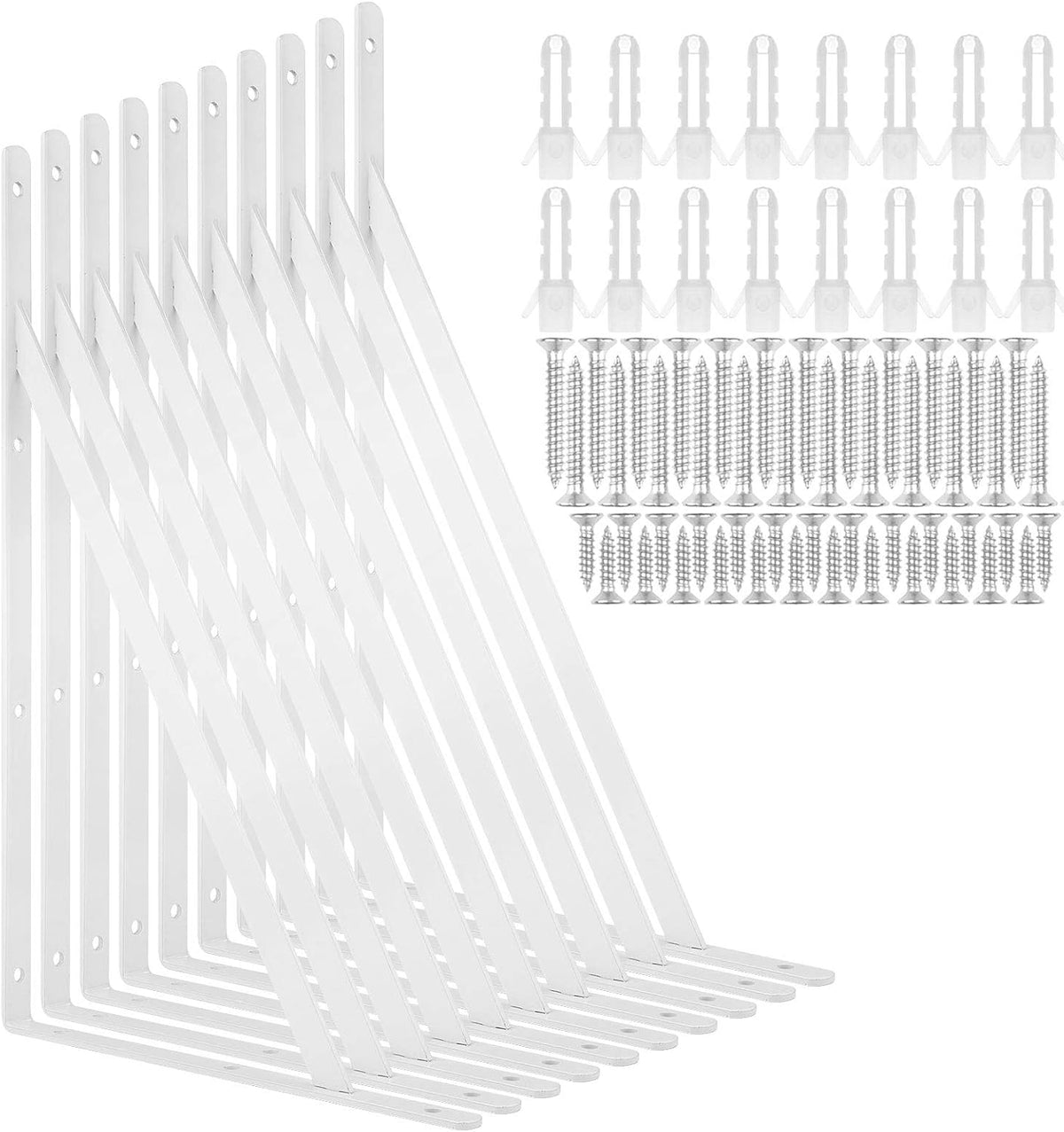 16 inch shelf brackets heavy duty right angle, main product view