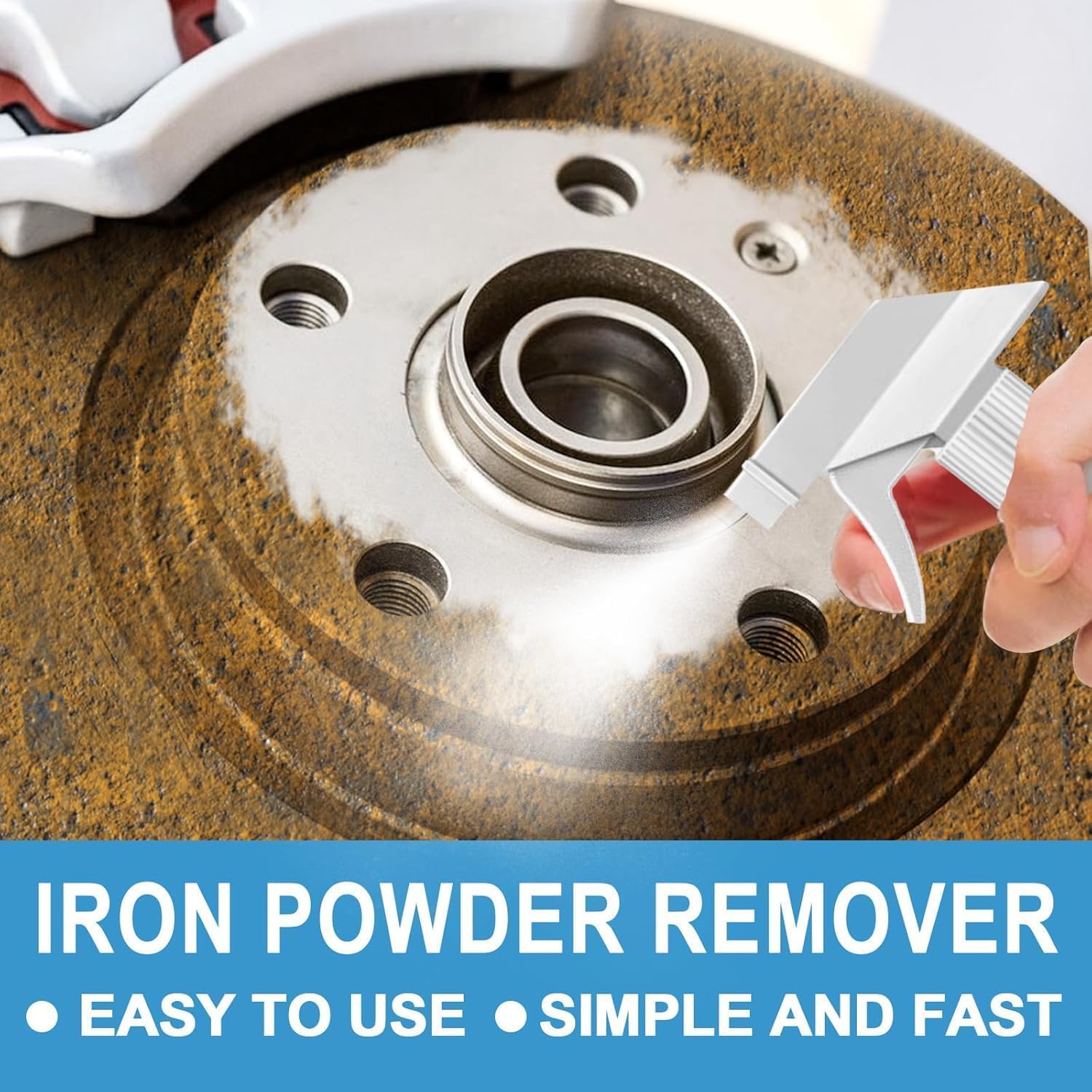 Car Rust & Iron Particle Remover Spray,Multi-functional rust remover, used for automotive tools, can remove surface rust and particles.（3pcs） (3PCS)