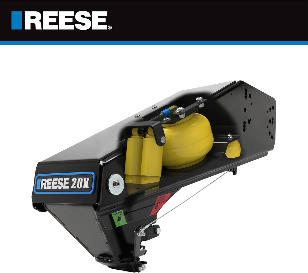 Reese 94920 Goose Box 5th Wheel Pin Box, Air Ride 20,000 lbs. Capacity, Fits Lippert (1621, 1716, 0719, Rhino), Fabex PB 600 Series