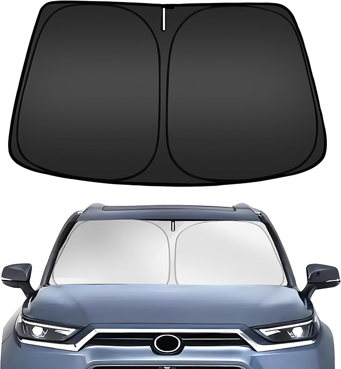 ARISMOTOR Windshield Sun Shade for Toyota Highlander 2020-2025 2026, Custom Fit by ARISMOTOR