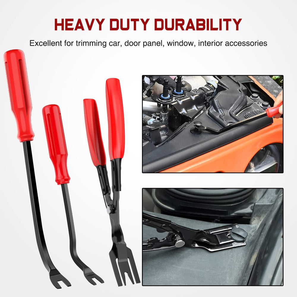 Nilight 238Pcs Trim Removal Tool, Auto Push Pin Bumper Retainer Clip Set