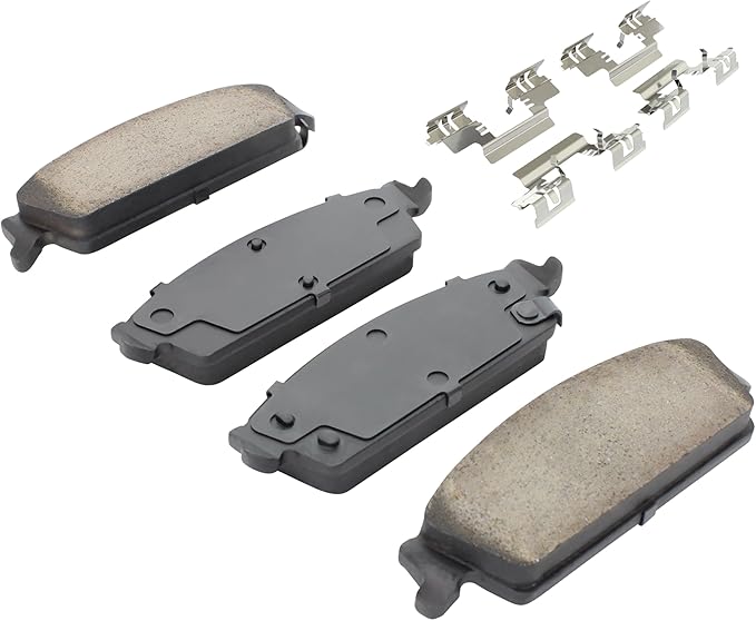 Premium Ceramic Rear Brake Pads Compatible - Image 2