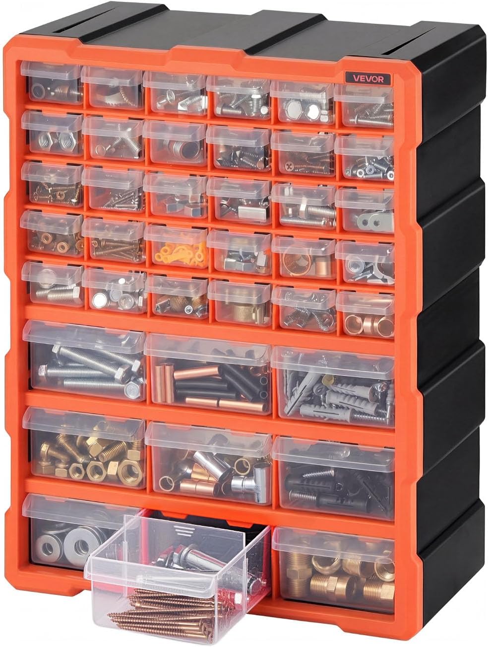 vevor 39-drawer storage organizer, plastic, drawer storage cabinet, main product view