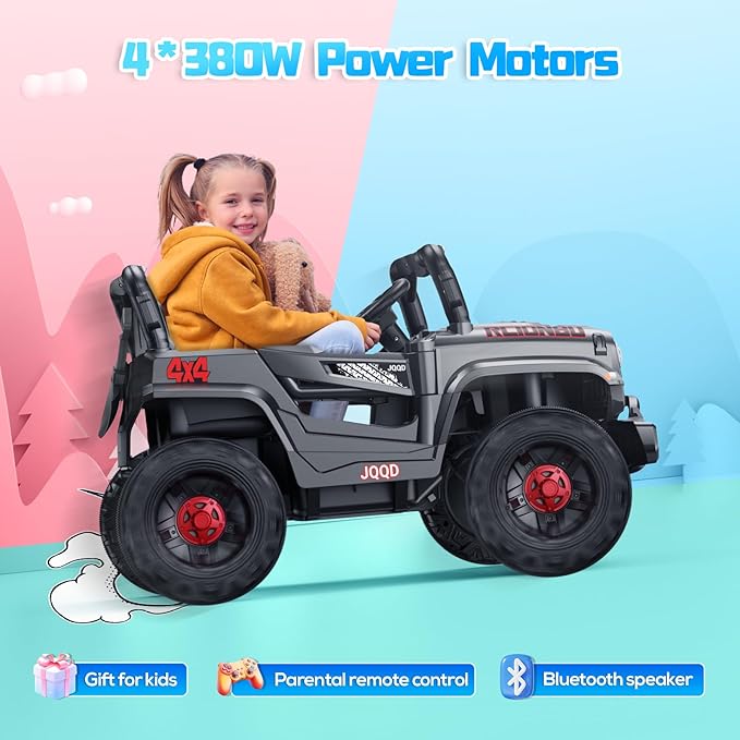 SEALIGHT 12V Kids Ride On Car Truck w/Parent Remote Control, Children Ride On - Image 2