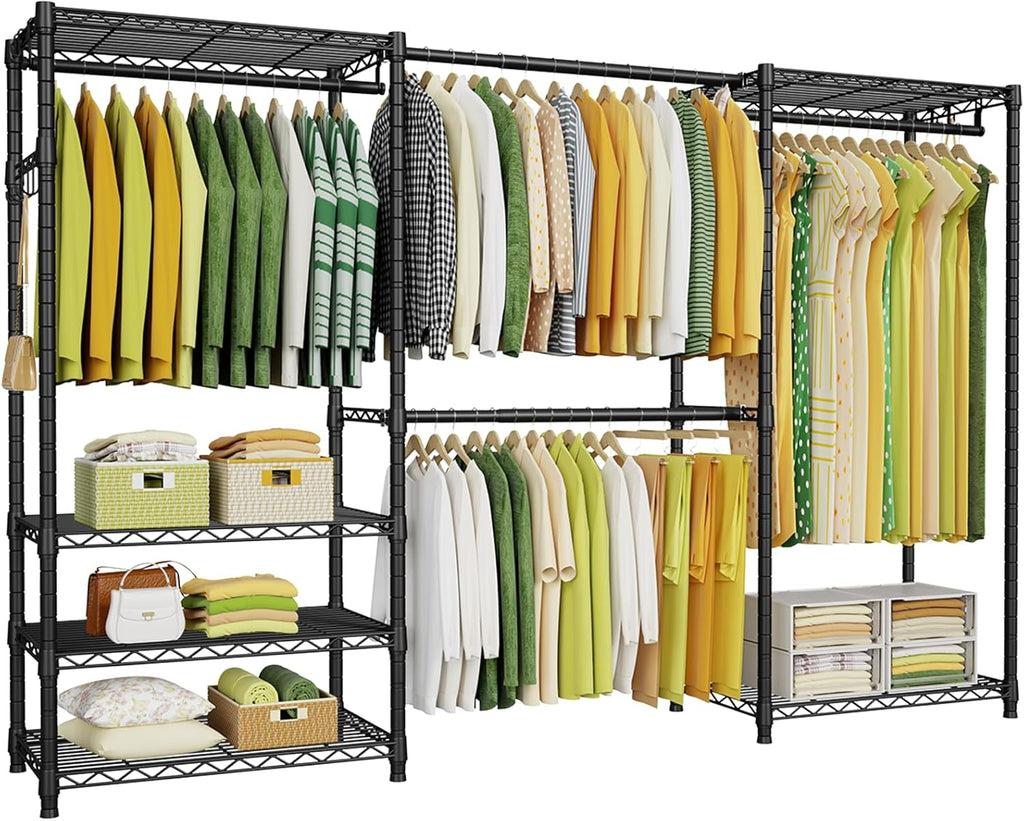 ulif e1 heavy duty closet garment rack, easy, main product view