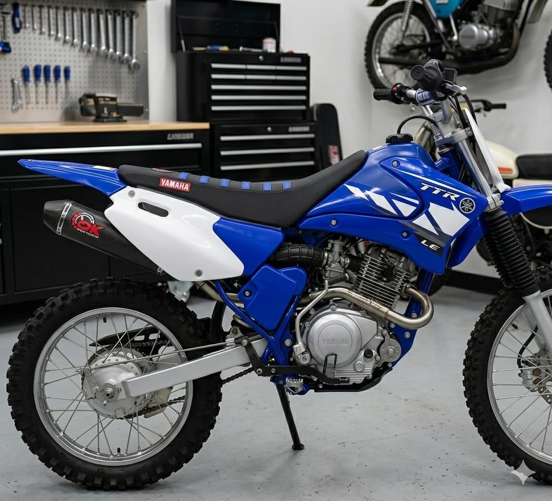 Multi Gripper Seat Cover for 2000-2007 TTR 125 L - TTR 125 LE SEAT Cover Blue Ribs S22