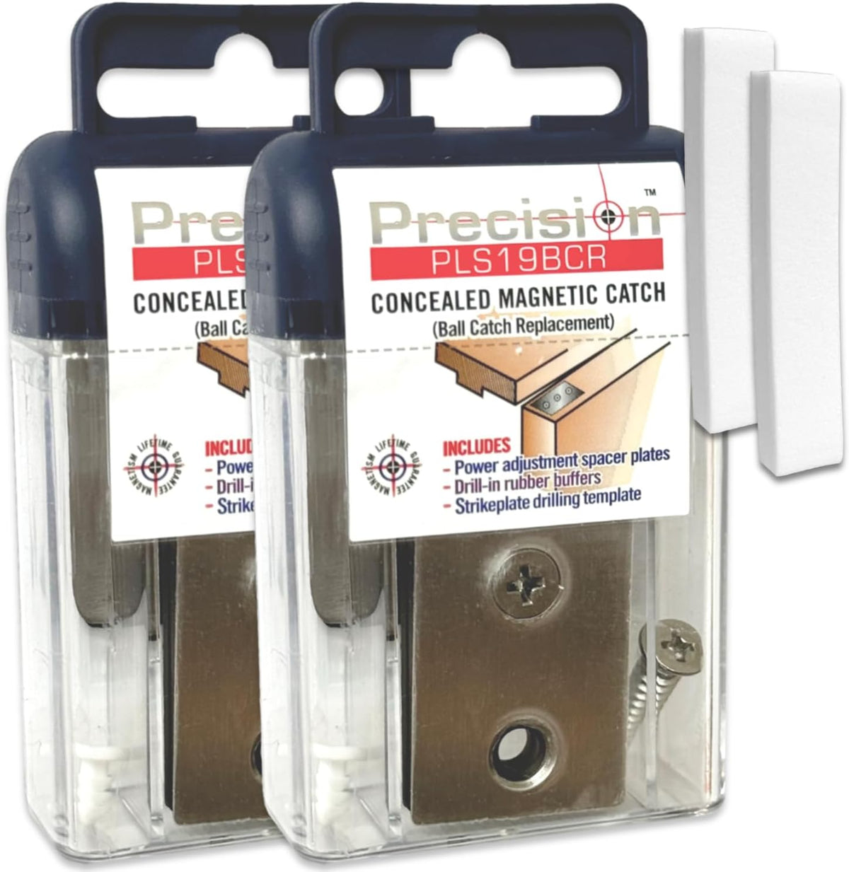 magnetic door catch, ball catch replacement hardware for, main product view