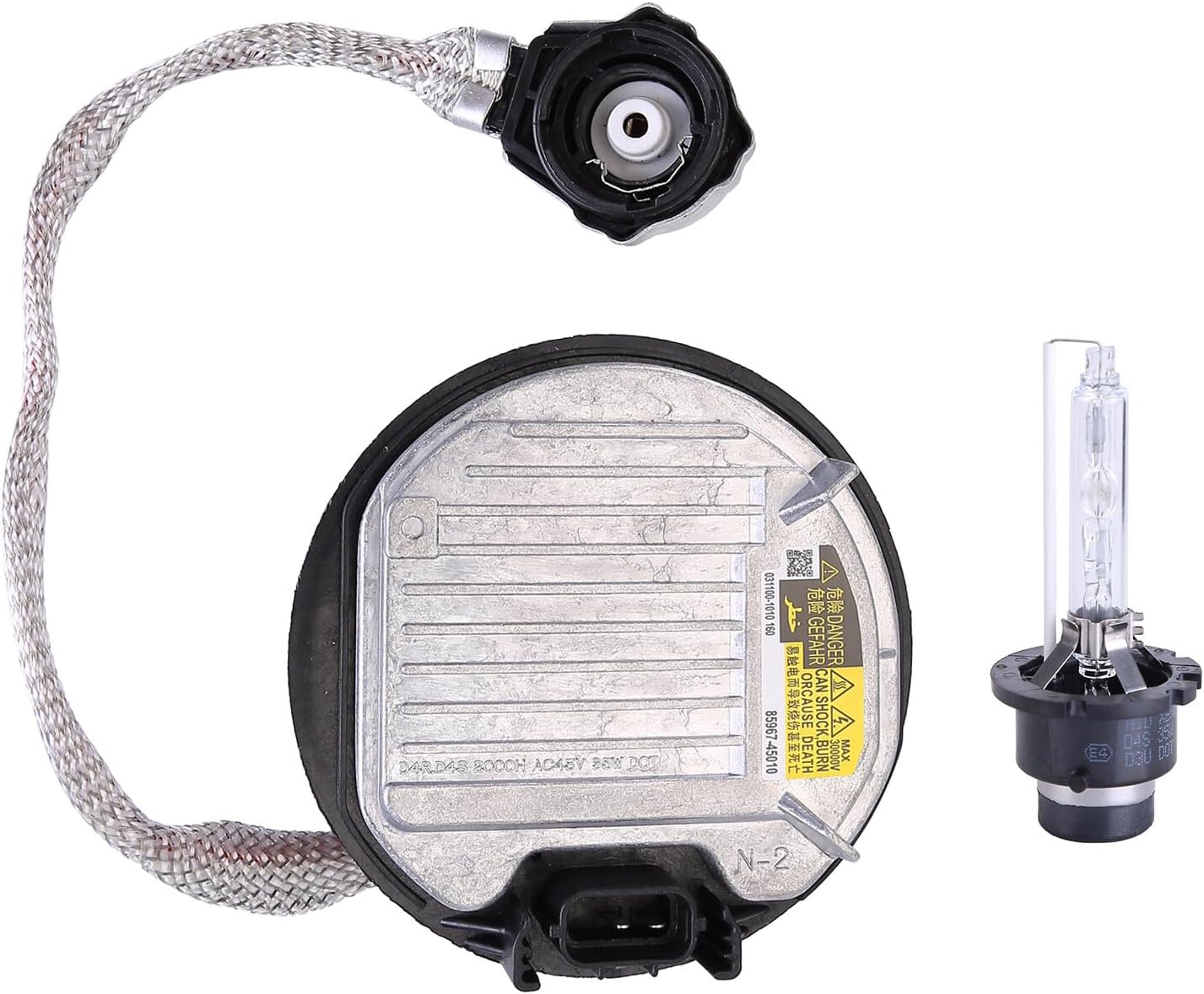 PHEZEN Xenon HID Headlight Ballast Control Unit with D4S Bulb Compatible with 2012-2015 Lexu*s LX570 RX350 IS250 IS350 & 2011-2015 Toyot*a Avalon Prius Avensis,replaces85967-45010 85967-08020