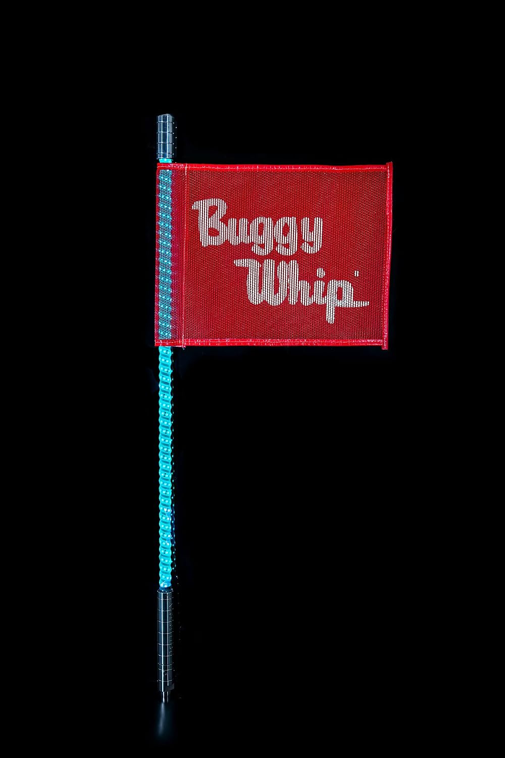 Buggy Whip - Bright Teal Quick release LED Whip includes $60 Quick release adapter (8 Feet)