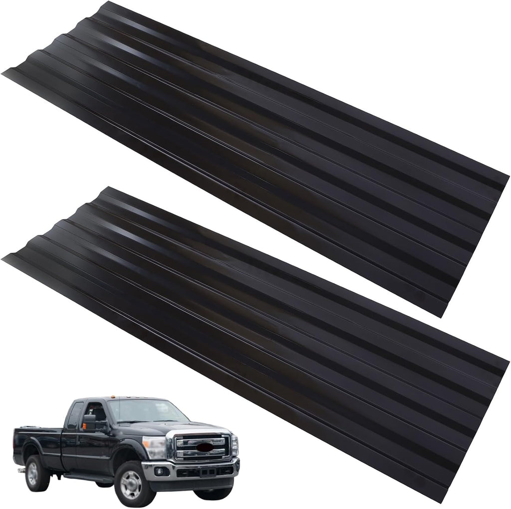 labwork Steel Truck Bed Floor Patch Panel Black 2Pcs Replacement for F250 F350 F450 1999-2016 926-881
