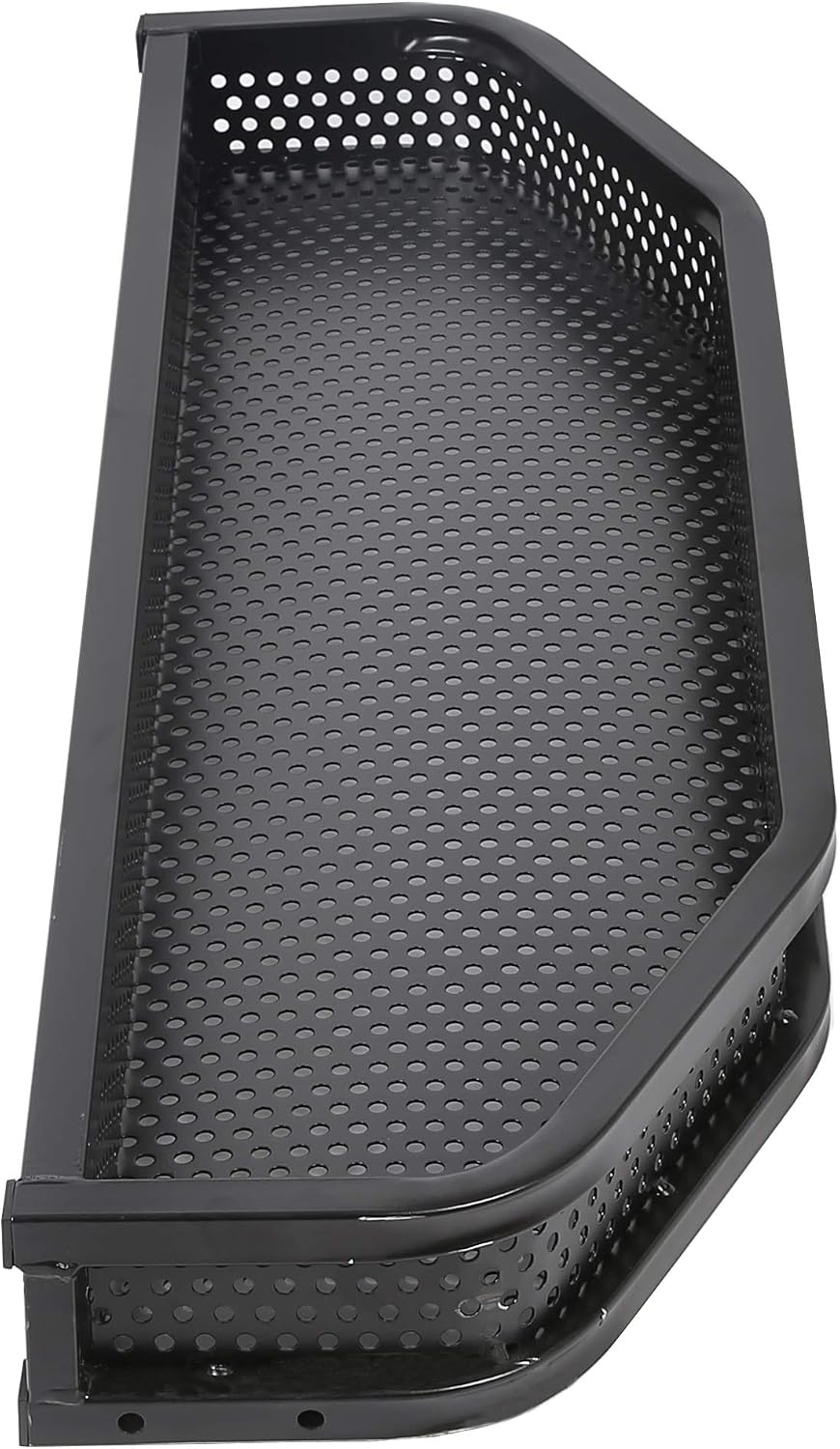 ECOTRIC Front Clay Cargo Utility Basket Compatible with EZGO TXT Golf Cart w/Mounting Brackets - NOT Fit RXV or ST Models (43.3 "X 13" X 4.3")