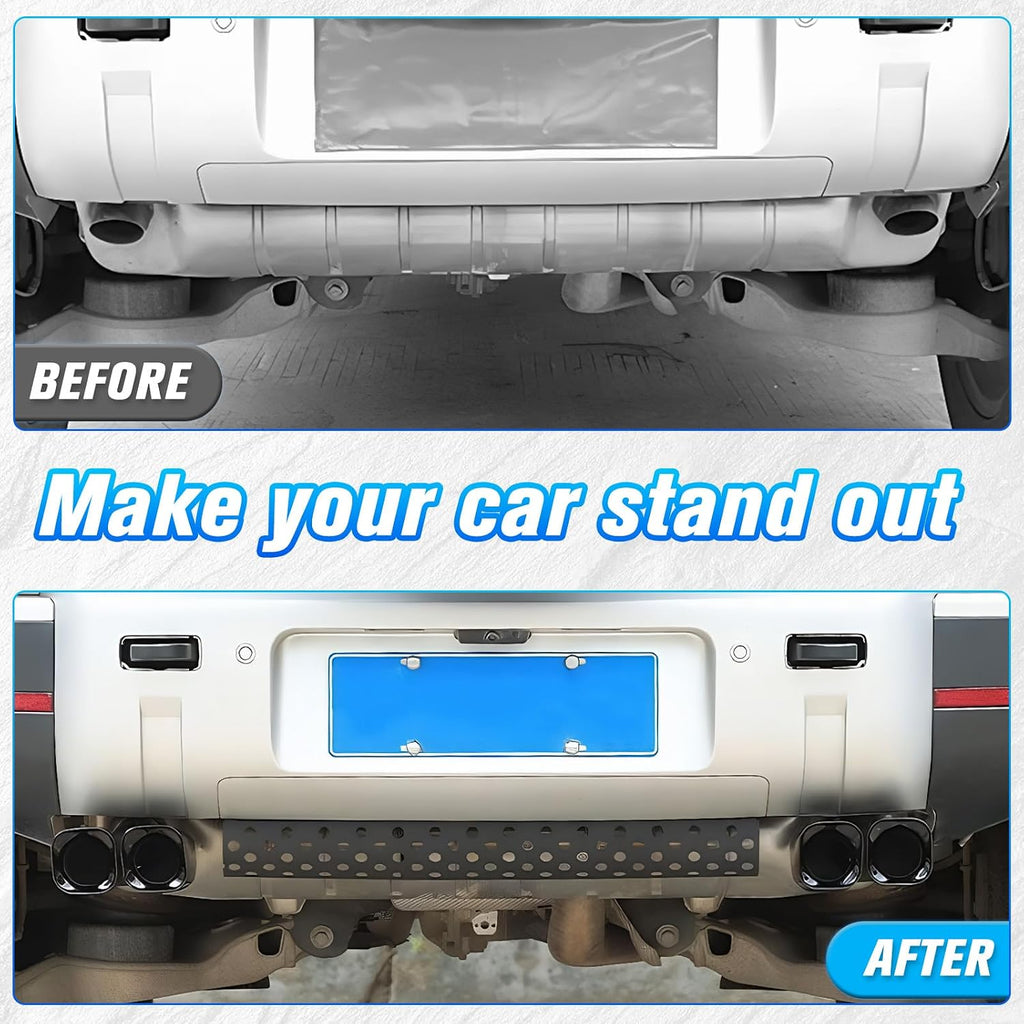 Exhaust Pipe Trim for Land Rover Defender 2020-2025 - Stainless Steel Straight Cut Tailpipe Tip,Easy Installation Exhaust Accessory for Defender 90/110/130