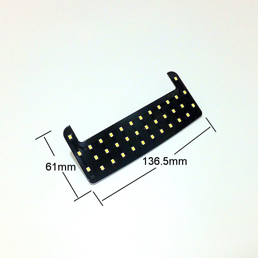 3 Pcs LED Car Interior Reading Lights for Toyota Prius 30 series,72 LEDs 2835 SMD 6000K White, High Brightness
