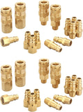brass 1/4 inch npt high flow air coupler, main product view