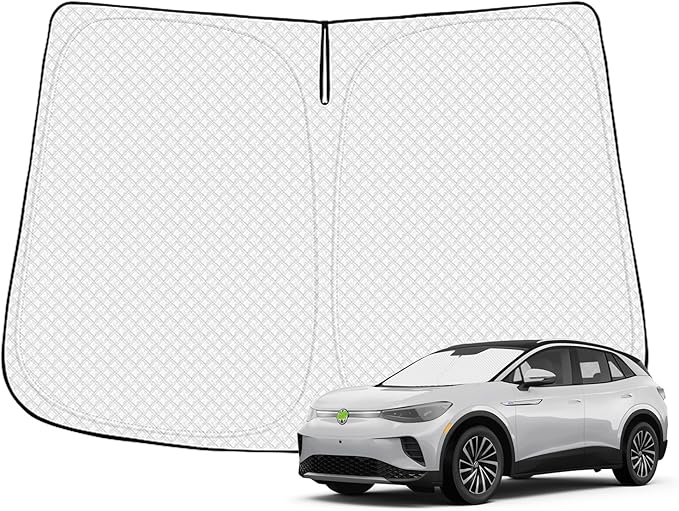 Windshield Sun Shade for 2021-2025 2026 Volkswagen/VW ID.4 Accessories Thicken by Canvcle