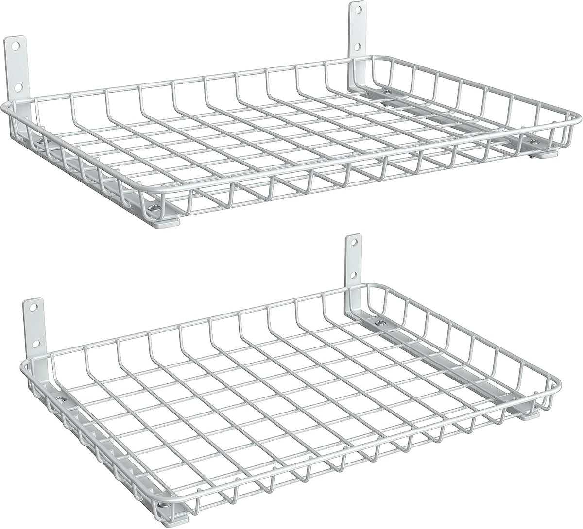 torack 2-pack 12x24 inch wall-mounted shelf, garage wall, main product view