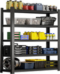 72''H Garage Shelving Heavy Duty, 2500LBS Storage Shelves, 5-Tier Adjustable